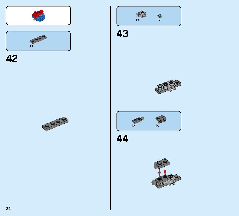 Spider Mech vs. Venom 76115 LEGO information LEGO instructions 22 page