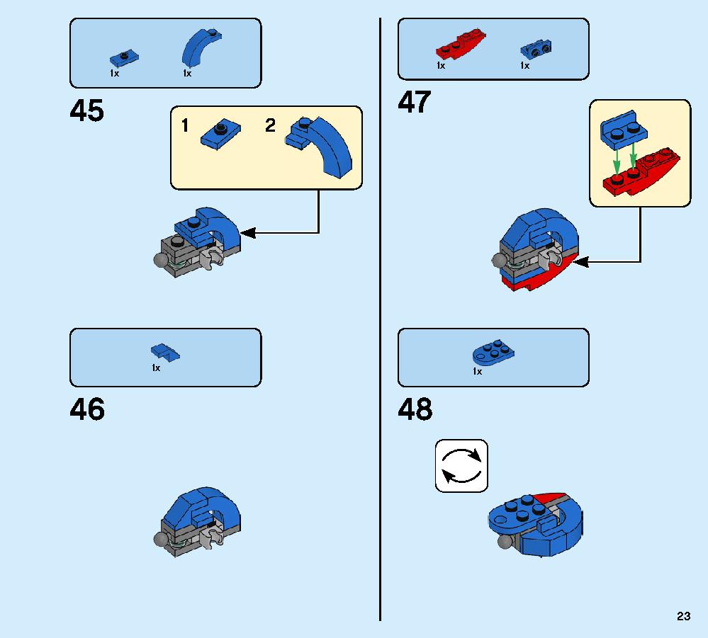 Spider Mech vs. Venom 76115 LEGO information LEGO instructions 23 page