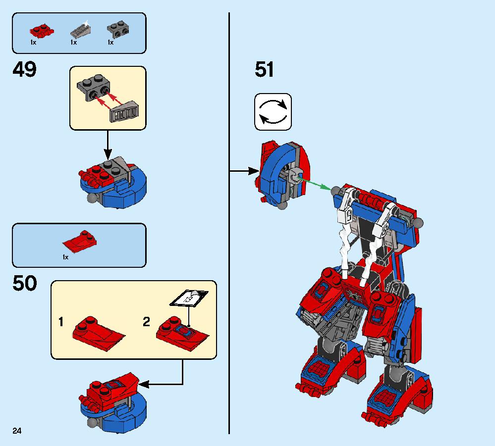 Spider Mech vs. Venom 76115 LEGO information LEGO instructions 24 page