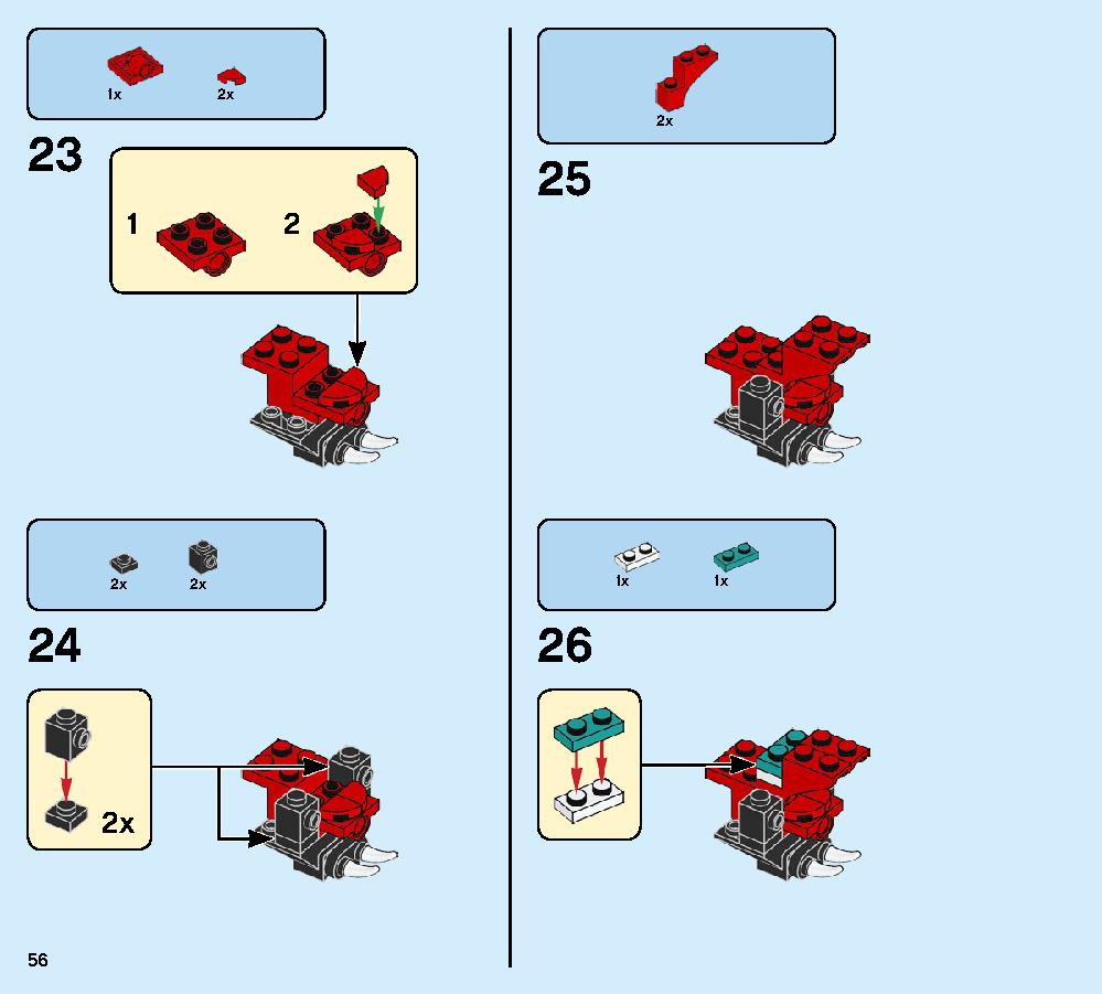 Spider Mech vs. Venom 76115 LEGO information LEGO instructions 56 page