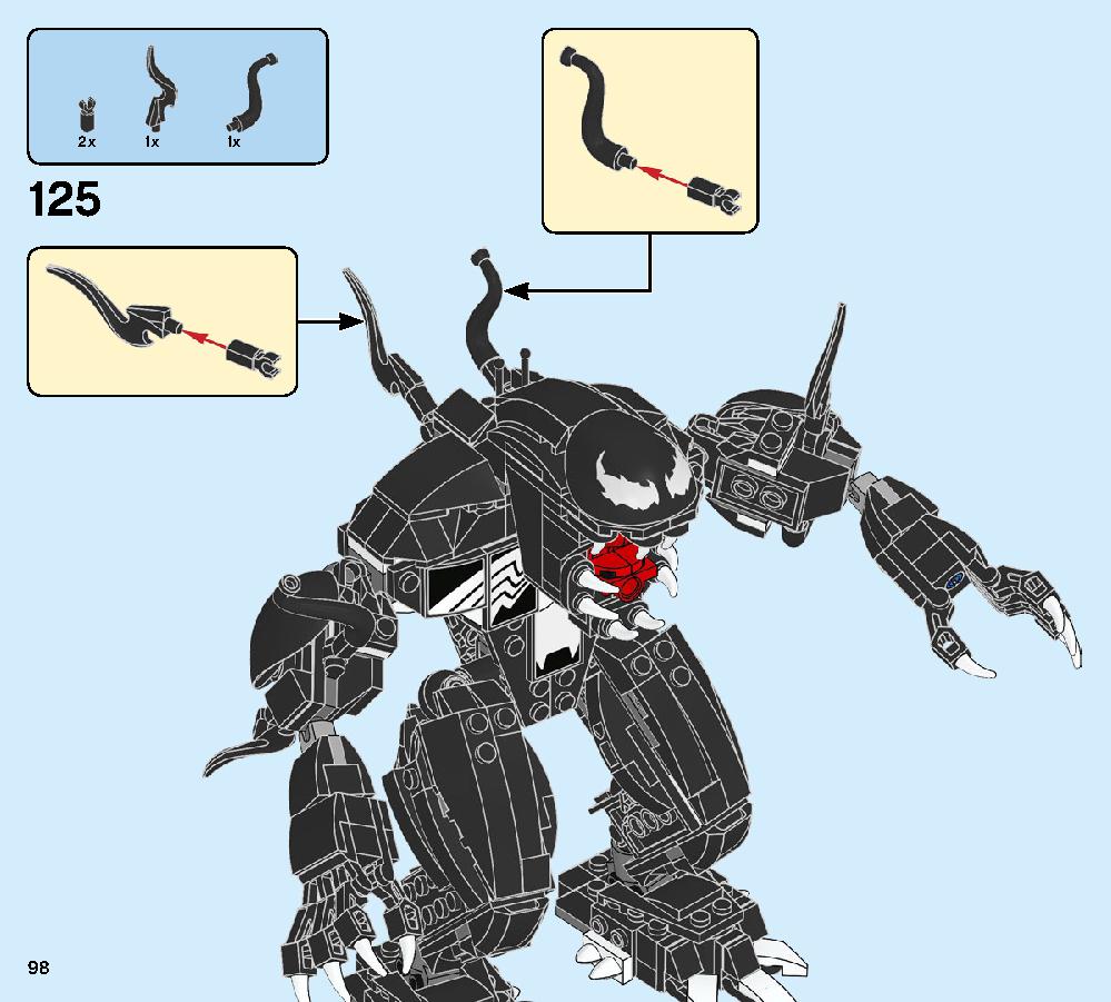Spider Mech vs. Venom 76115 99 page Brick Mecha