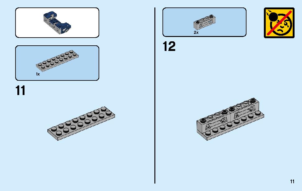 Captain America: Outriders Attack 76123 LEGO information LEGO instructions 11 page