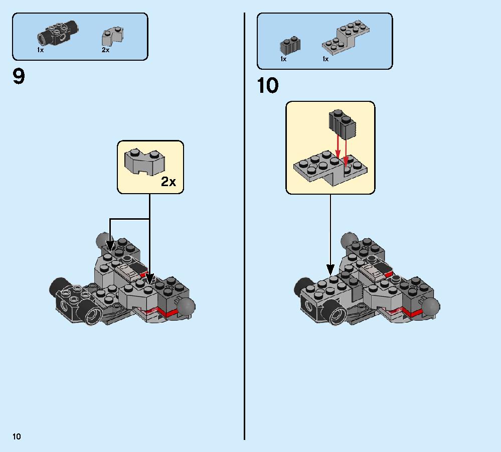 War Machine Buster 76124 LEGO information LEGO instructions 10 page