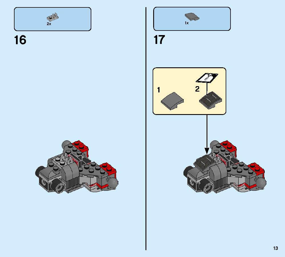 War Machine Buster 76124 LEGO information LEGO instructions 13 page