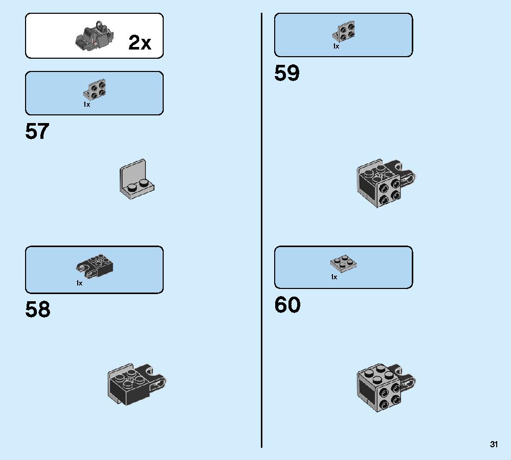 War Machine Buster 76124 LEGO information LEGO instructions 31 page