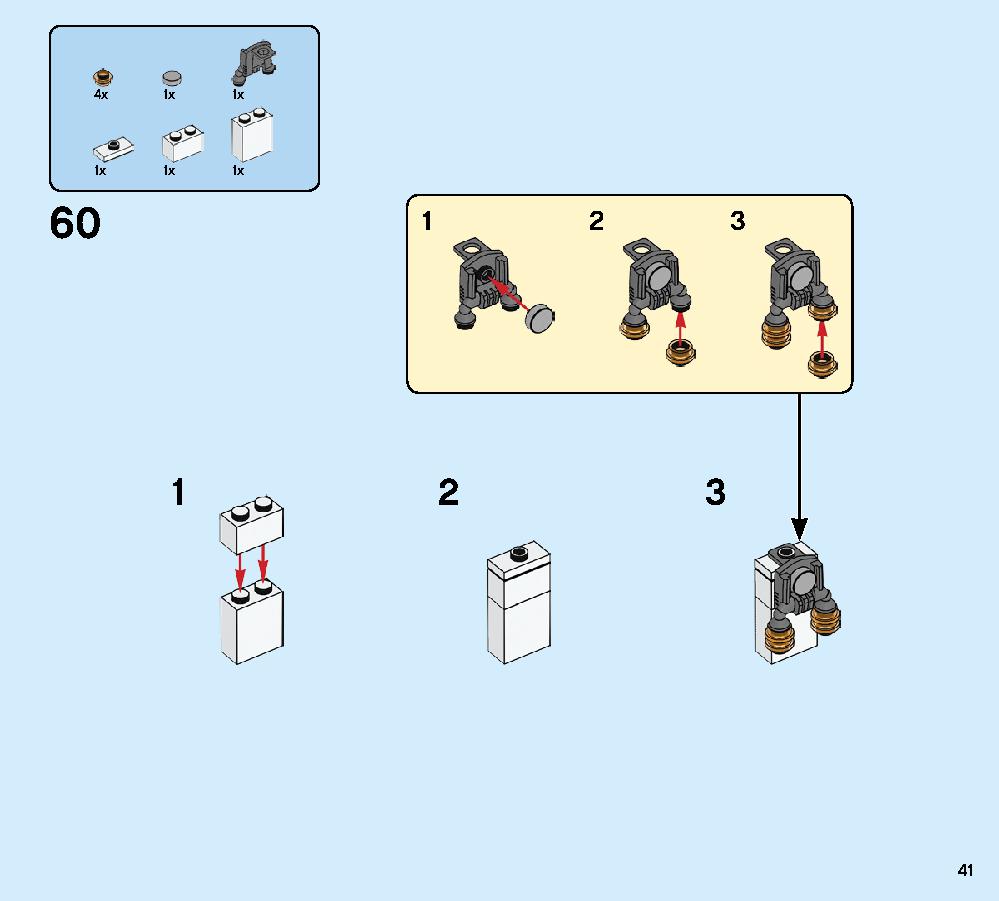 Iron Man Hall of Armour 76125 LEGO information LEGO instructions 41 page