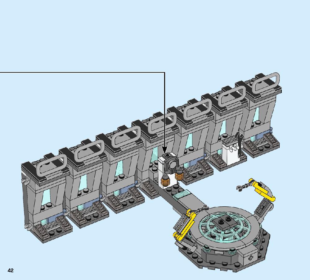 Iron Man Hall of Armour 76125 LEGO information LEGO instructions 42 page