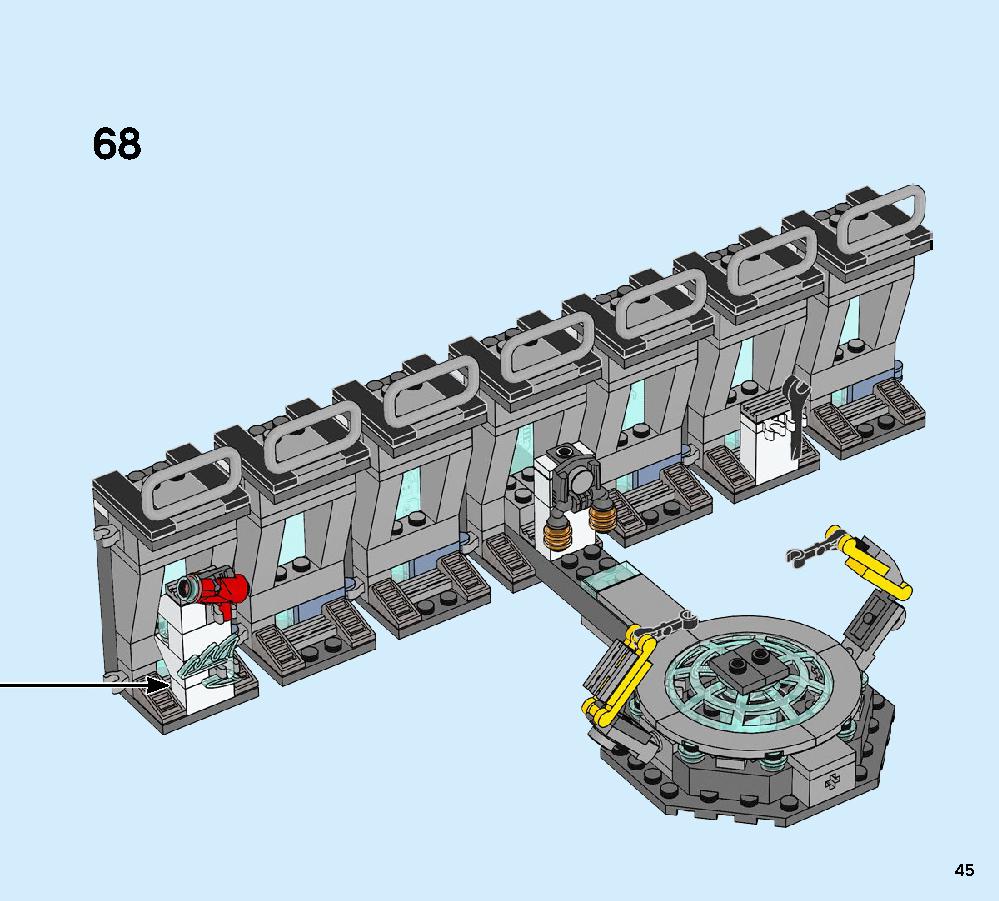 Iron Man Hall of Armour 76125 LEGO information LEGO instructions 45 page