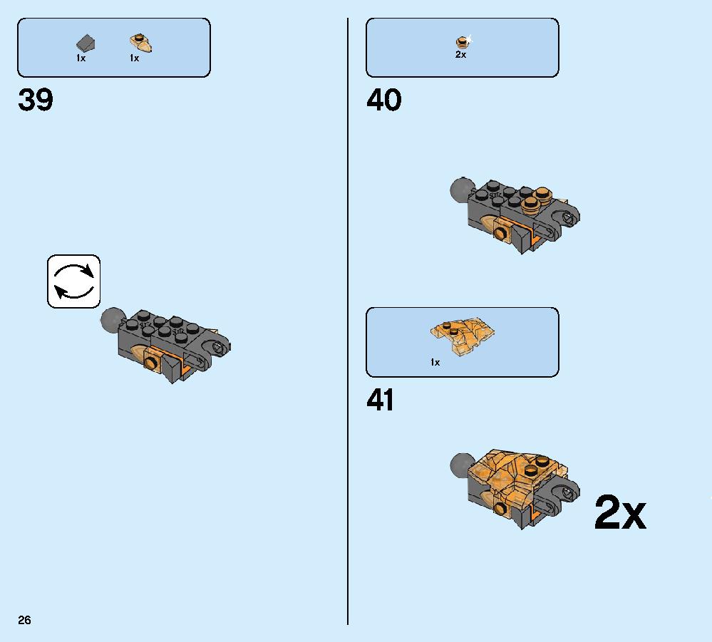 Molten Man Battle 76128 LEGO information LEGO instructions 26 page