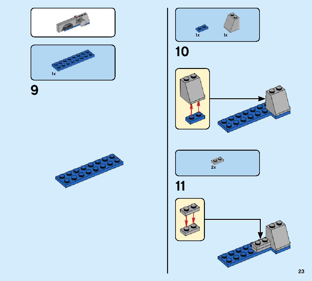 Hydro-Man Attack 76129 LEGO information LEGO instructions 23 page