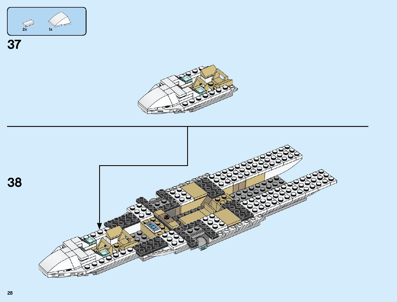 Stark Jet and the Drone Attack 76130 LEGO information LEGO instructions 28 page