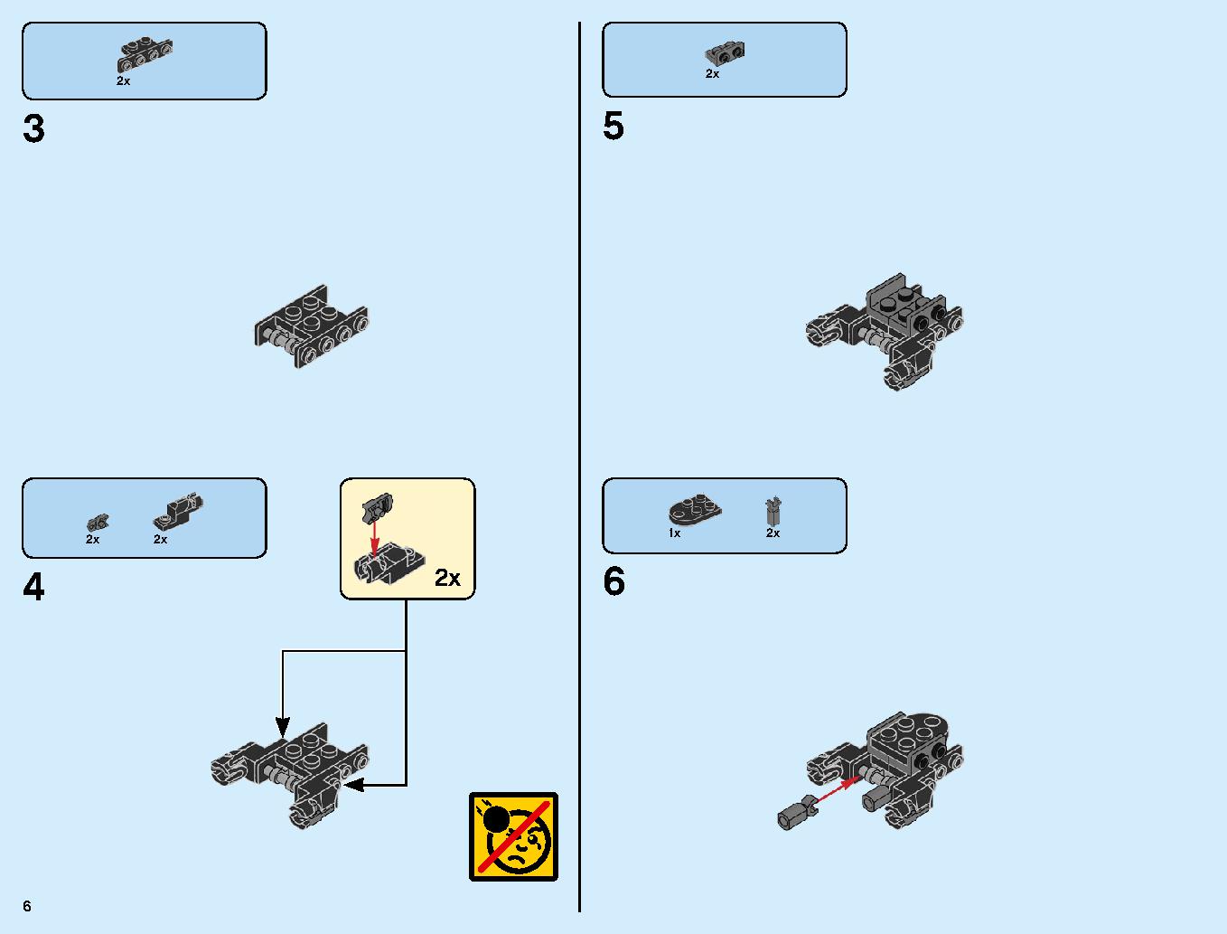 Stark Jet and the Drone Attack 76130 LEGO information LEGO instructions 6 page