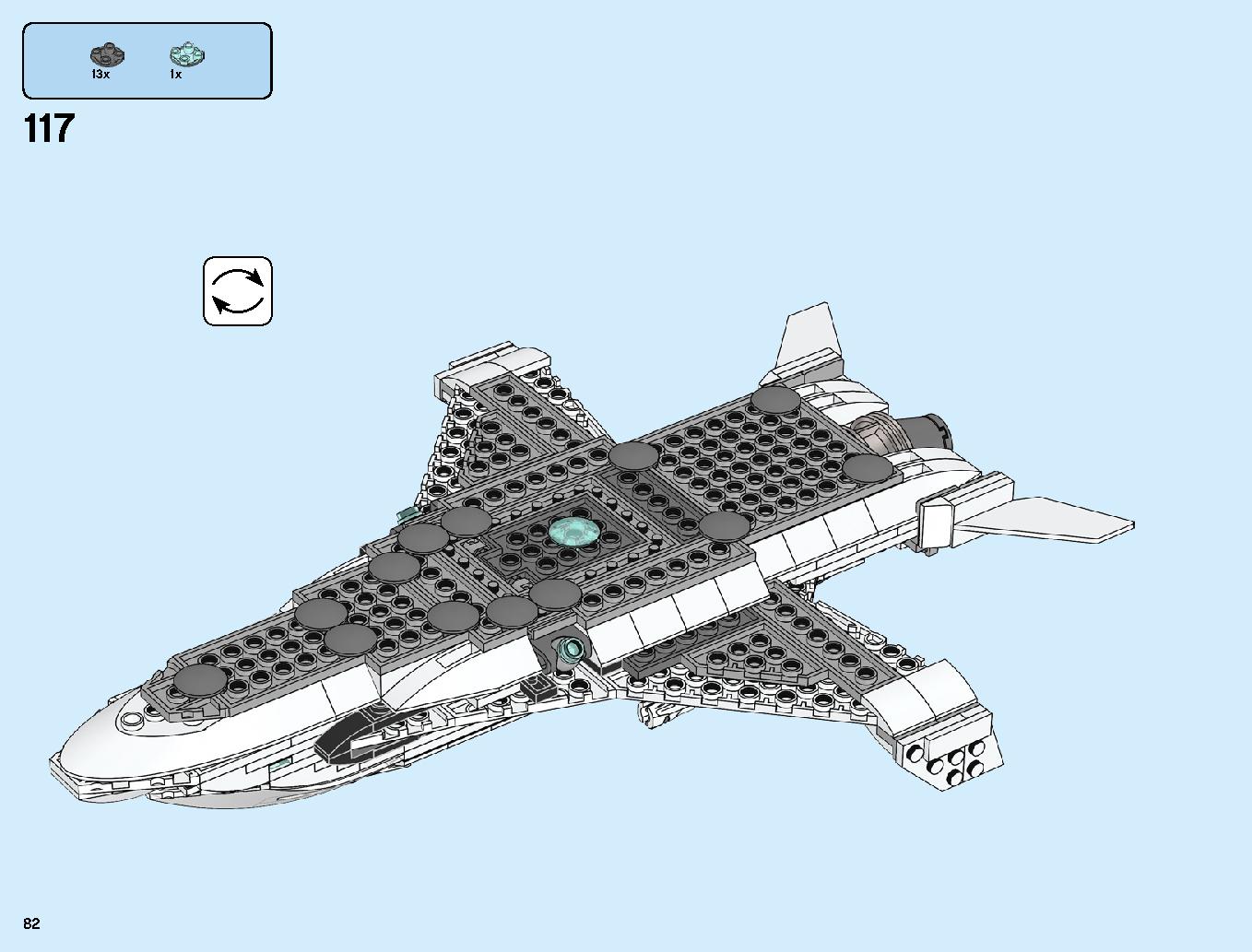 Stark Jet and the Drone Attack 76130 LEGO information LEGO instructions 82 page