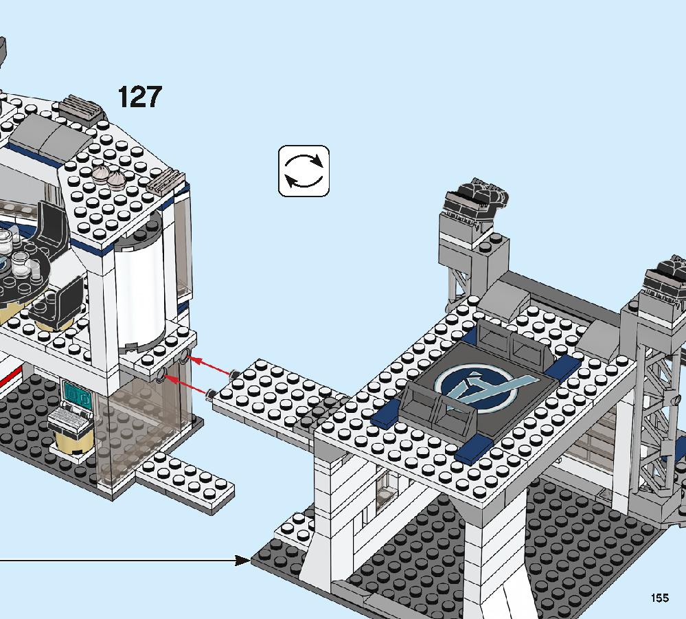 Avengers Compound Battle 76131 LEGO information LEGO instructions 155 page