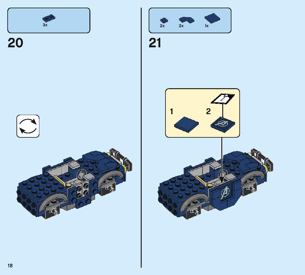 Avengers Compound Battle 76131 LEGO information LEGO instructions 18 page