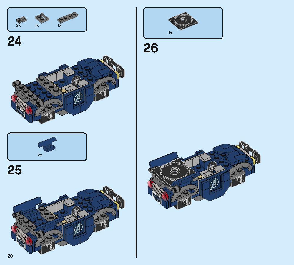 Avengers Compound Battle 76131 LEGO information LEGO instructions 20 page