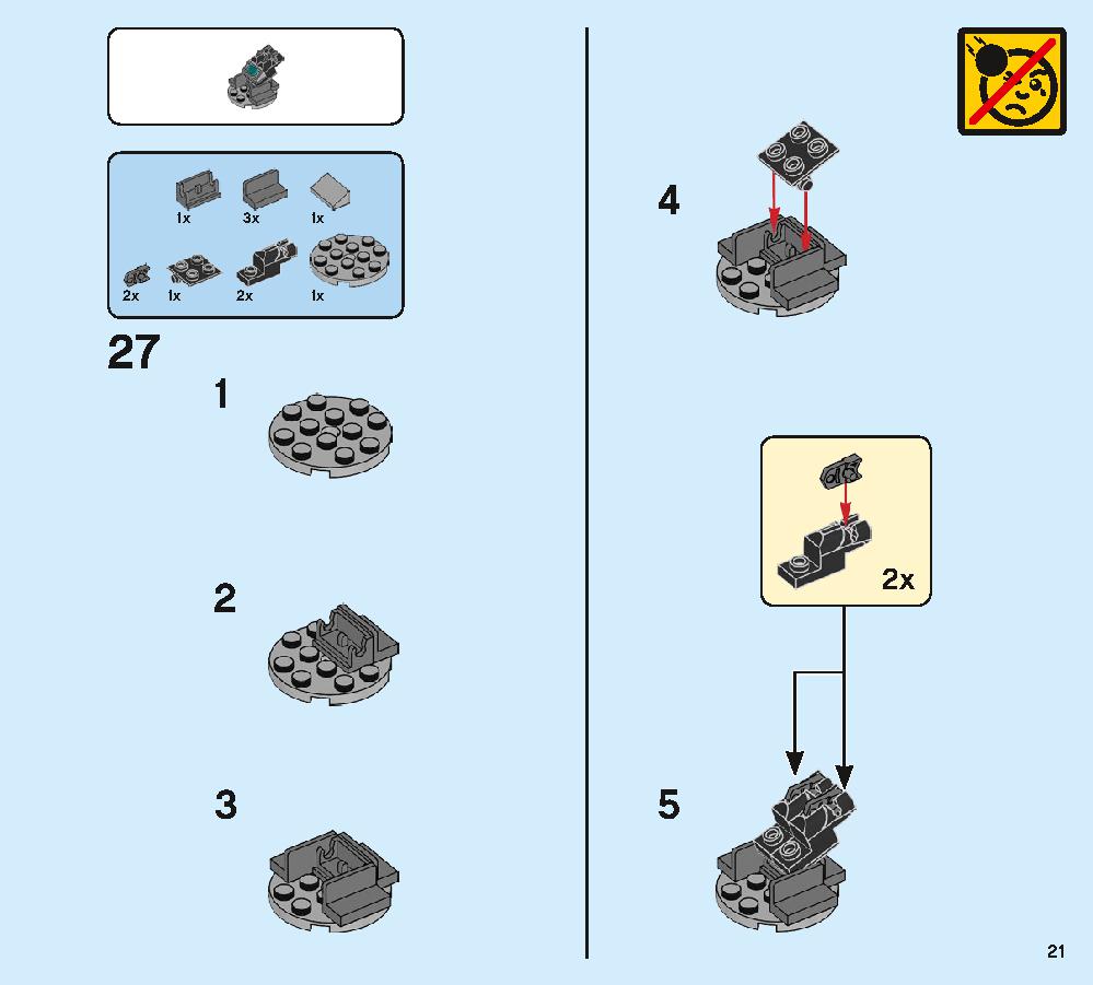 Avengers Compound Battle 76131 LEGO information LEGO instructions 21 page