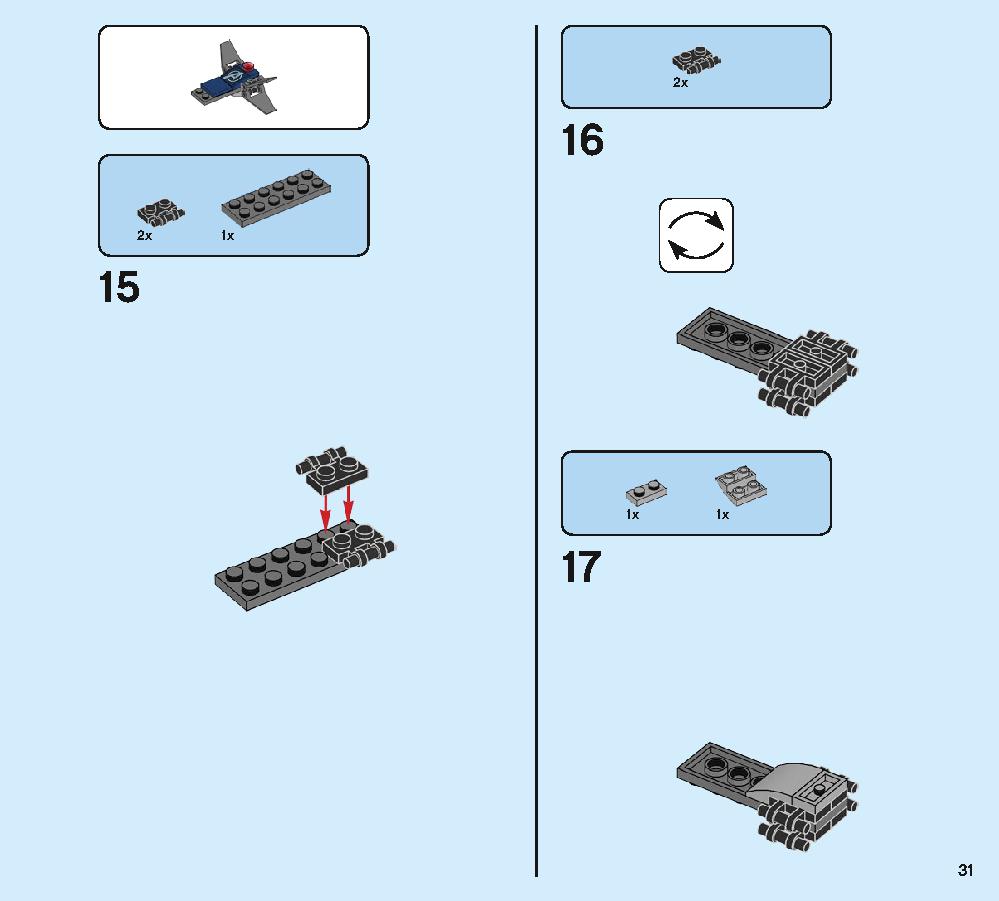 Avengers Compound Battle 76131 LEGO information LEGO instructions 31 page