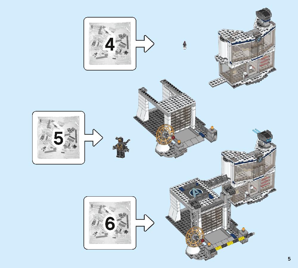 Avengers Compound Battle 76131 LEGO information LEGO instructions 5 page