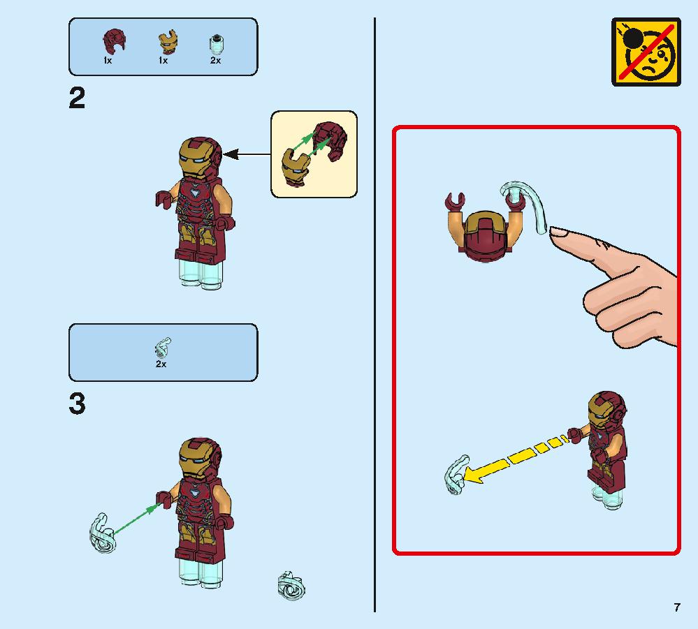 Avengers Compound Battle 76131 LEGO information LEGO instructions 7 page