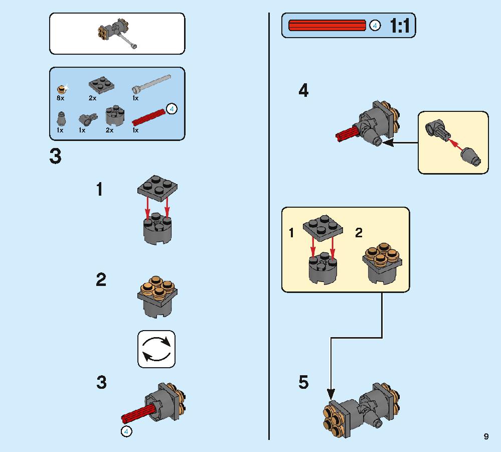 Avengers Compound Battle 76131 LEGO information LEGO instructions 9 page