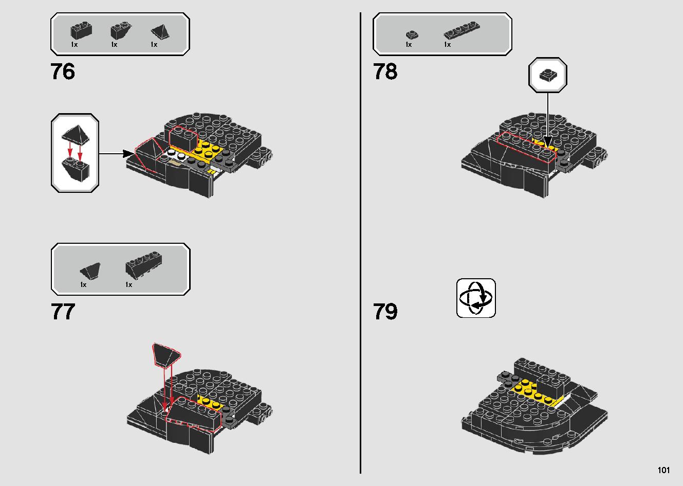 1989 Batmobile 76139 LEGO information LEGO instructions 101 page