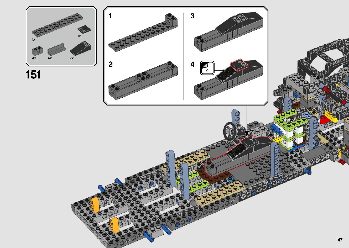 1989 Batmobile 76139 LEGO information LEGO instructions 147 page