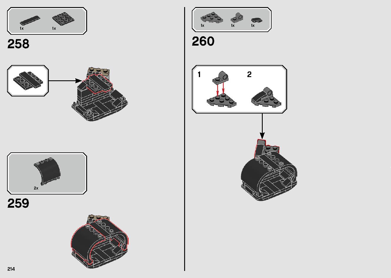 1989 Batmobile 76139 LEGO information LEGO instructions 214 page