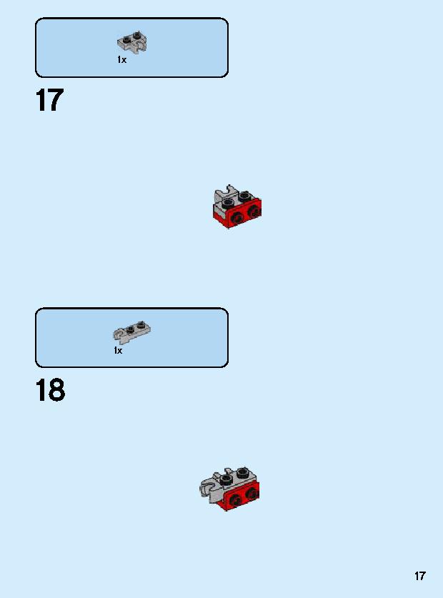 Iron Man Mech 76140 LEGO information LEGO instructions 17 page