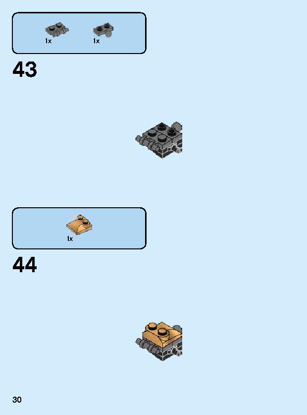 Thanos Mech 76141 LEGO information LEGO instructions 30 page