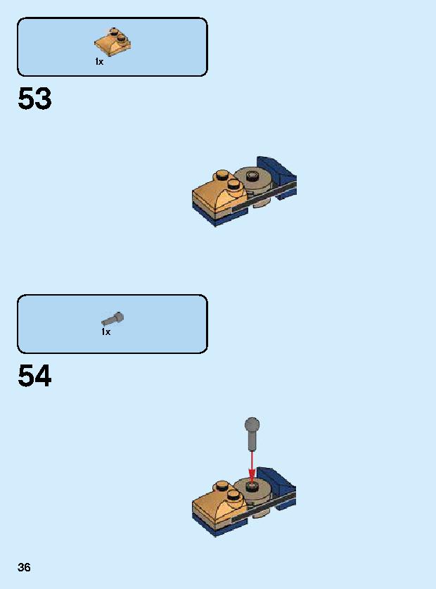 Thanos Mech 76141 LEGO information LEGO instructions 36 page