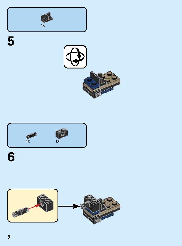 Thanos Mech 76141 LEGO information LEGO instructions 8 page