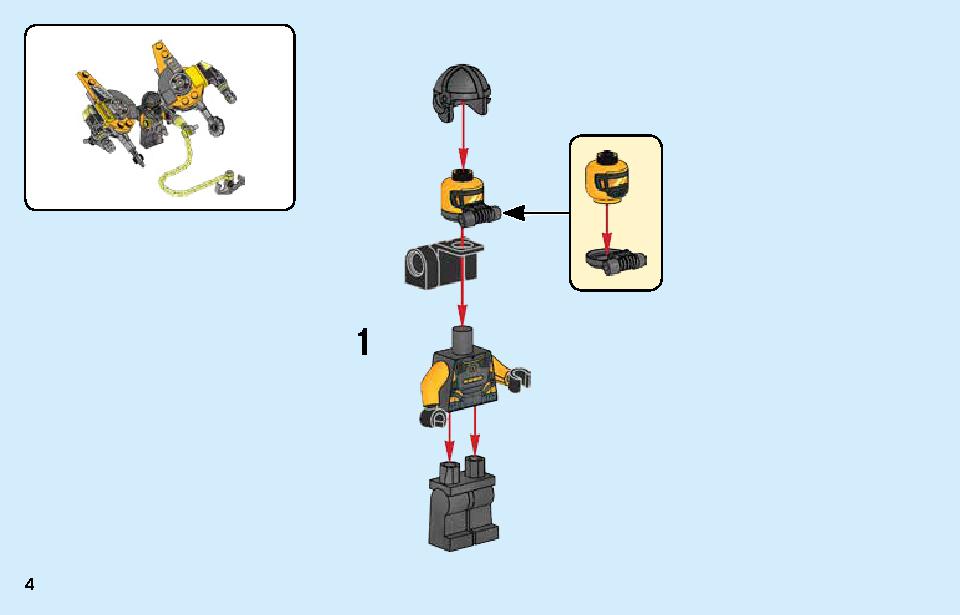 Avengers Speeder Bike Attack 76142 LEGO information LEGO instructions 4 page