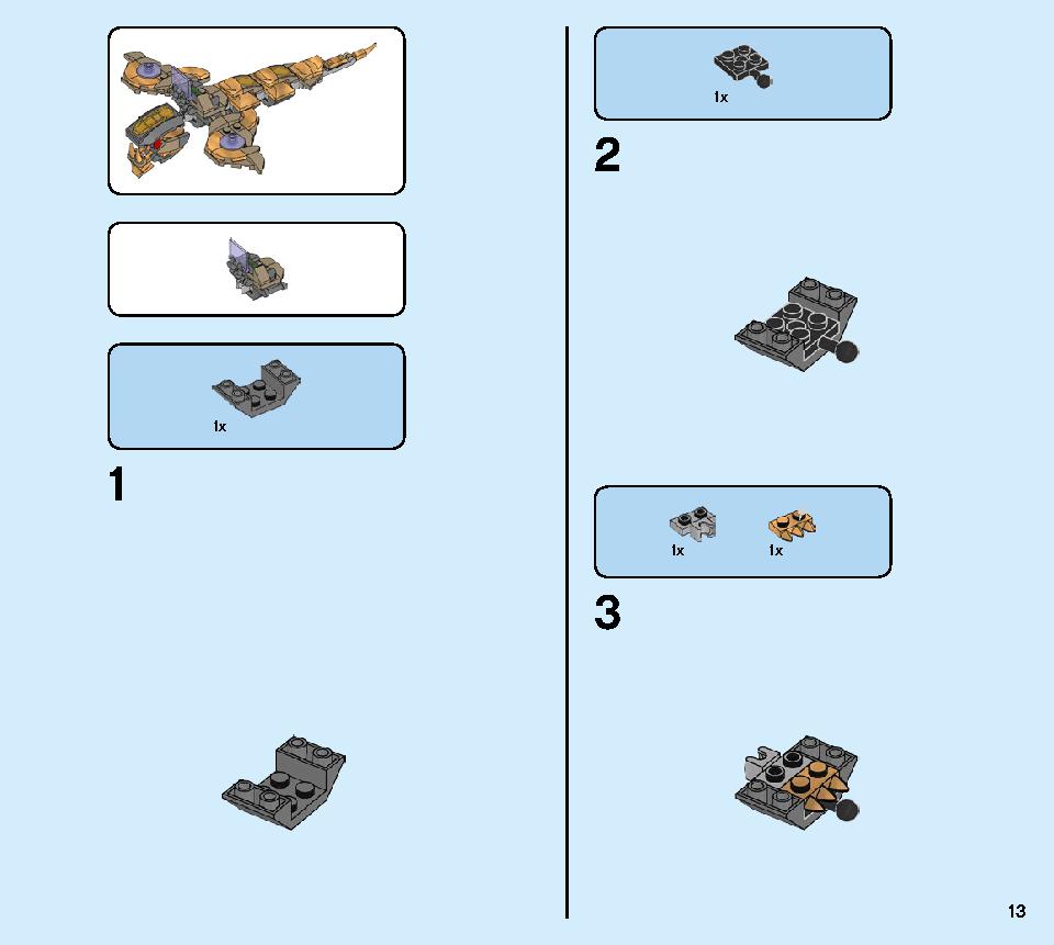 Avengers Hulk Helicopter Rescue 76144 LEGO information LEGO instructions 13 page