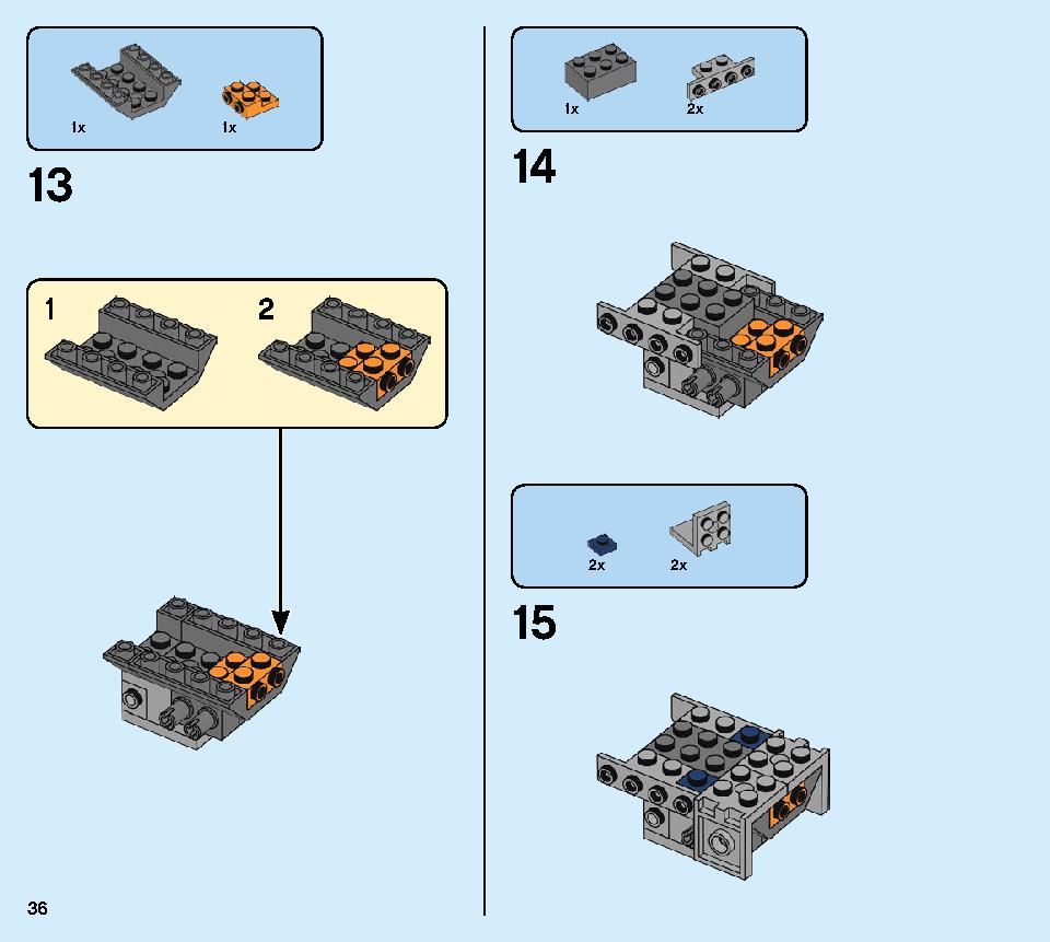 Avengers Hulk Helicopter Rescue 76144 LEGO information LEGO instructions 36 page