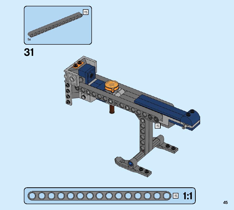 Avengers Hulk Helicopter Rescue 76144 LEGO information LEGO instructions 45 page