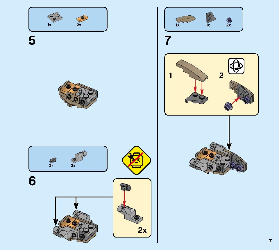 Avengers Hulk Helicopter Rescue 76144 LEGO information LEGO instructions 7 page