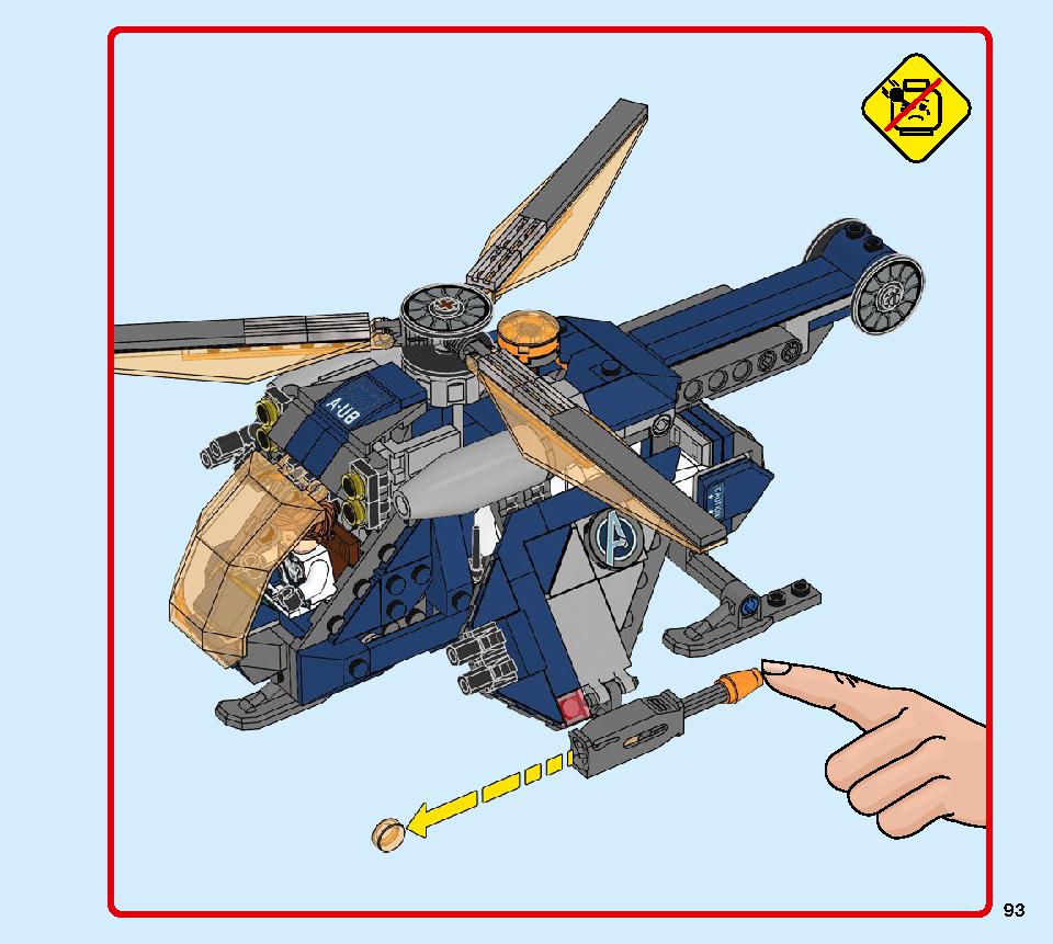 Avengers Hulk Helicopter Rescue 76144 LEGO information LEGO instructions 93 page