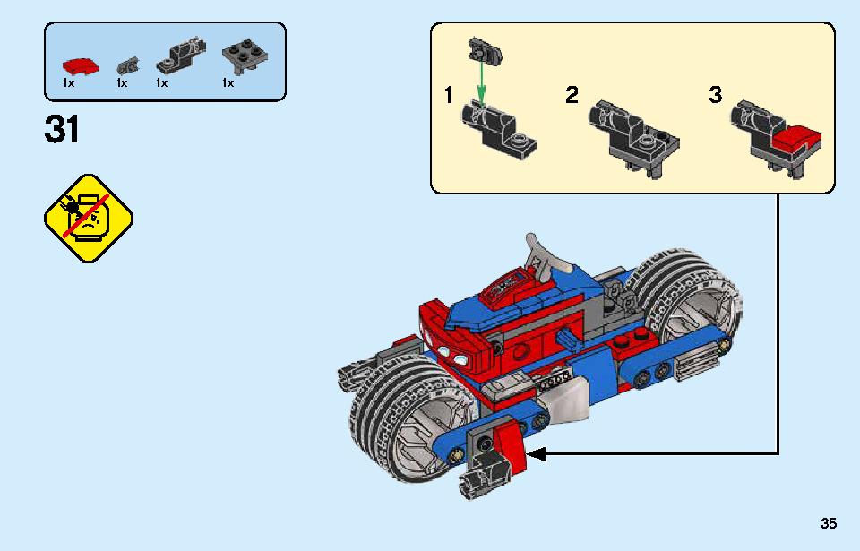 Spider-Man vs. Doc Ock 76148 LEGO information LEGO instructions 32