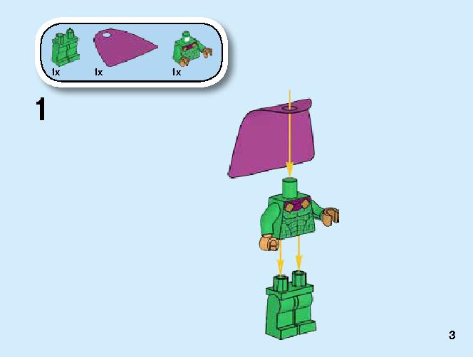 The Menace of Mysterio 76149 LEGO information LEGO instructions 3 page