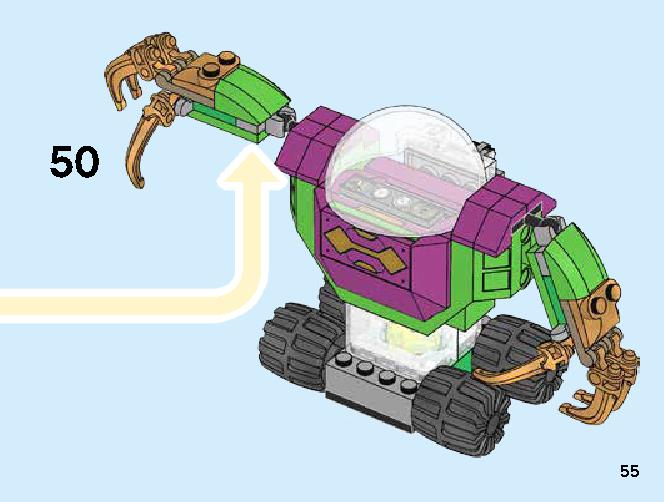 The Menace of Mysterio 76149 LEGO information LEGO instructions 55 page
