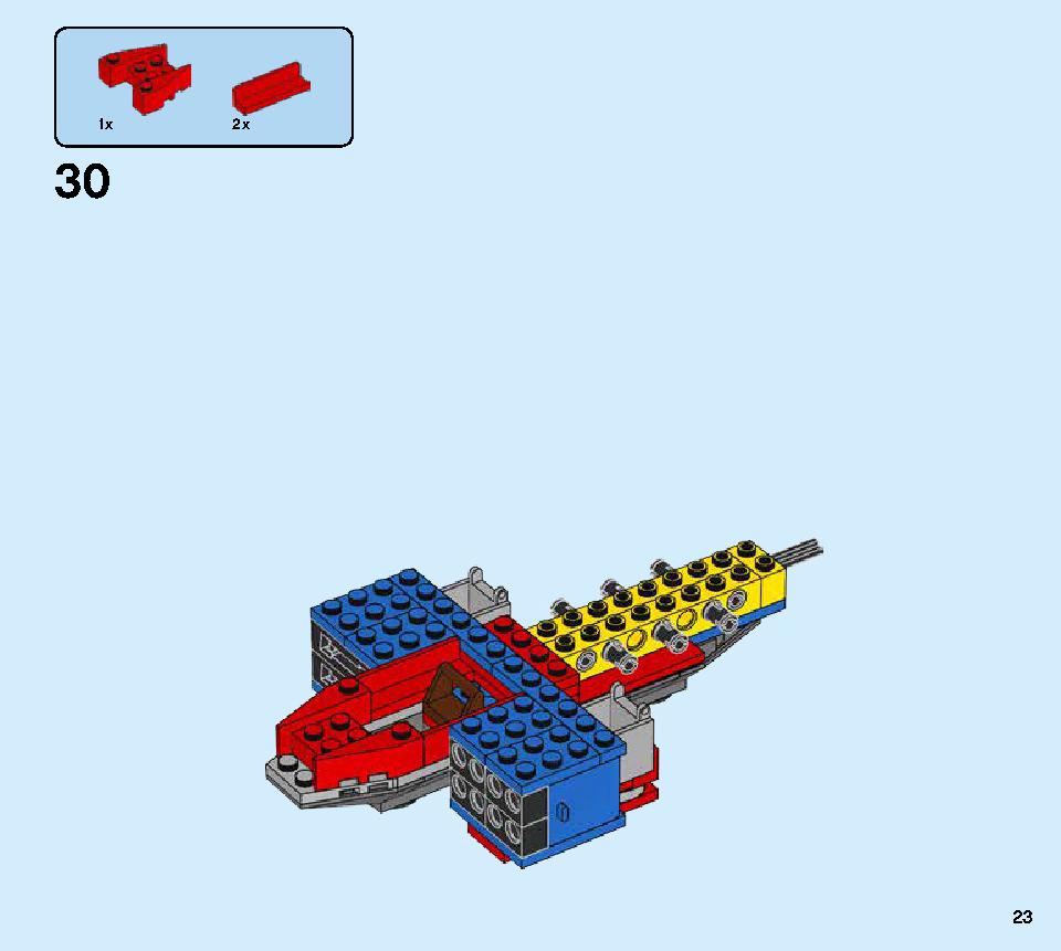 Spiderjet vs. Venom Mech 76150 LEGO information LEGO instructions 23 page