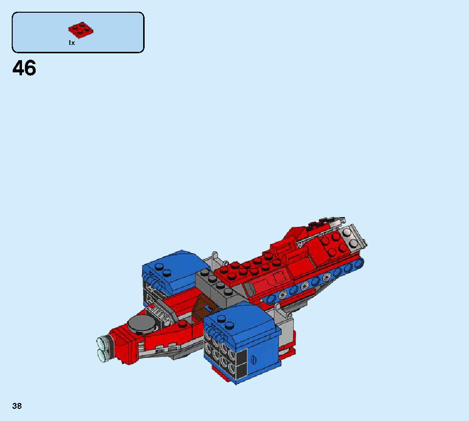 Spiderjet vs. Venom Mech 76150 LEGO information LEGO instructions 38 page