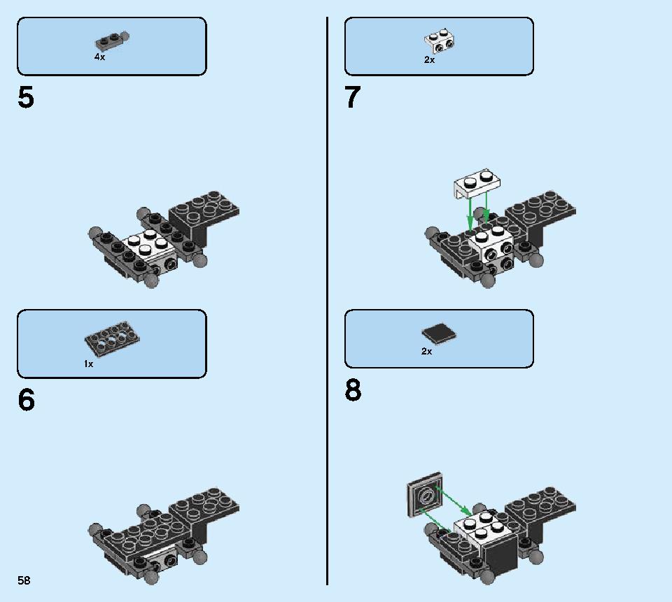 Spiderjet vs. Venom Mech 76150 LEGO information LEGO instructions 58 page