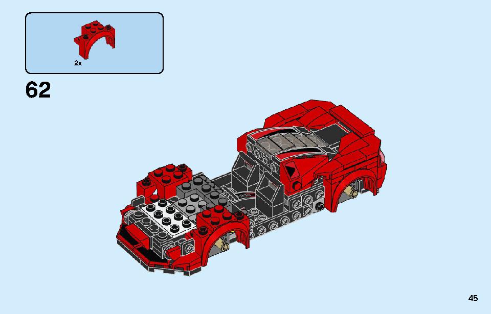 Ferrari F8 Tributo 76895 LEGO information LEGO instructions 45 page