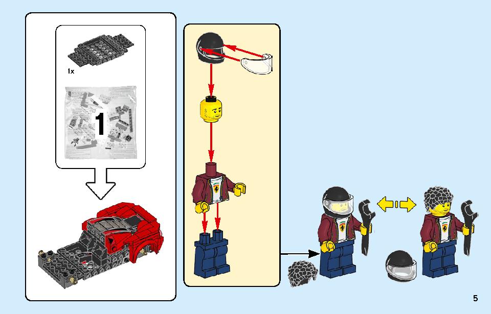 Ferrari F8 Tributo 76895 LEGO information LEGO instructions 5 page