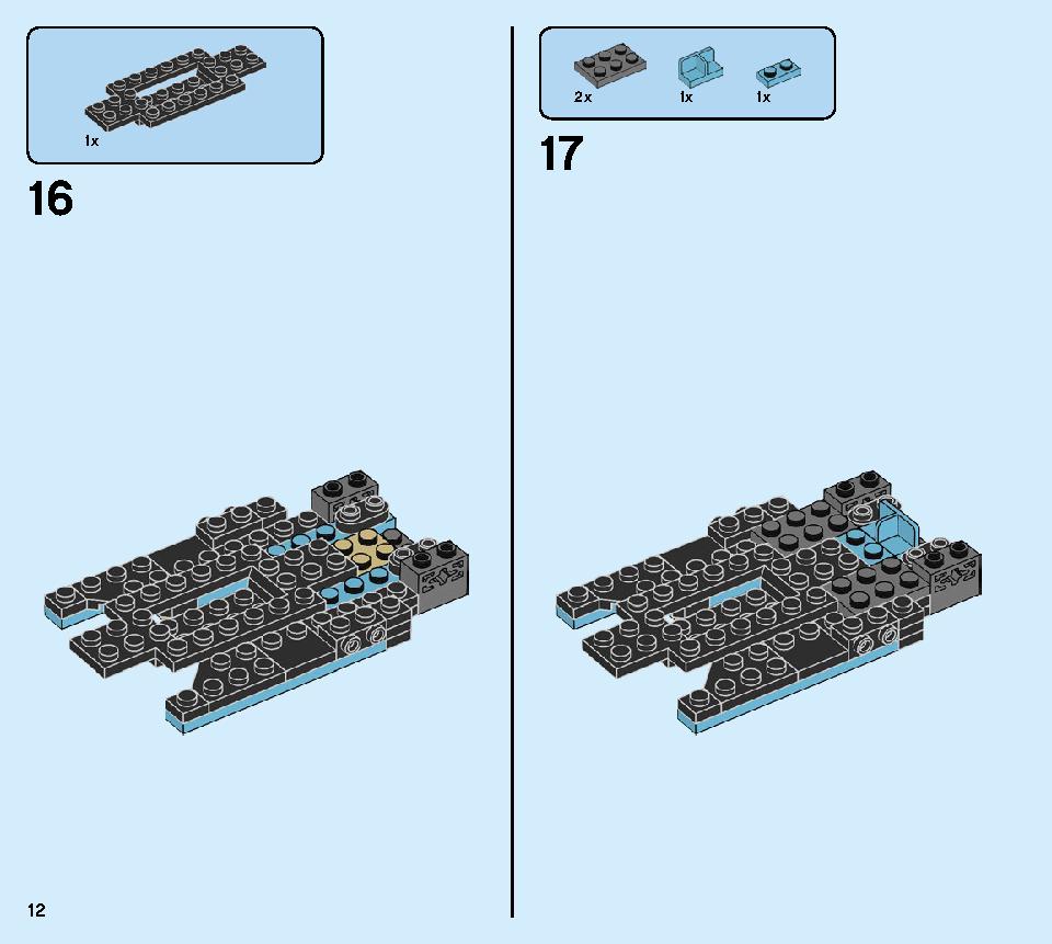 Formula E Panasonic Jaguar Racing GEN2 car & Jaguar I-PACE eTROPHY 76898 LEGO information LEGO instructions 12 page