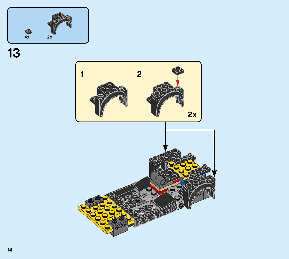 Lamborghini Urus ST-X & Lamborghini Huracán Super Trofeo EVO 76899 LEGO information LEGO instructions 14 page