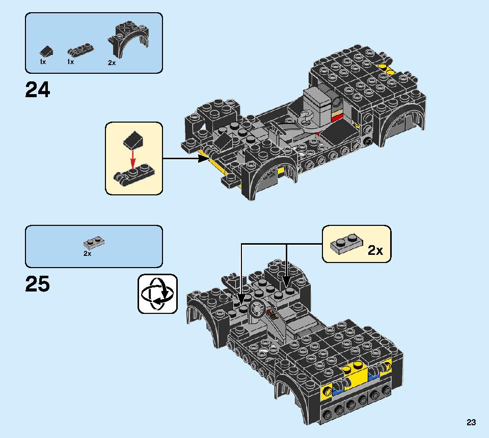 Lamborghini Urus ST-X & Lamborghini Huracán Super Trofeo EVO 76899 LEGO information LEGO instructions 23 page