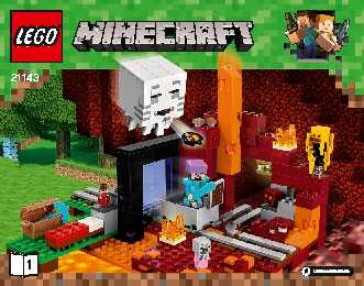 21143 The Nether Portal LEGO information LEGO instructions LEGO video review
